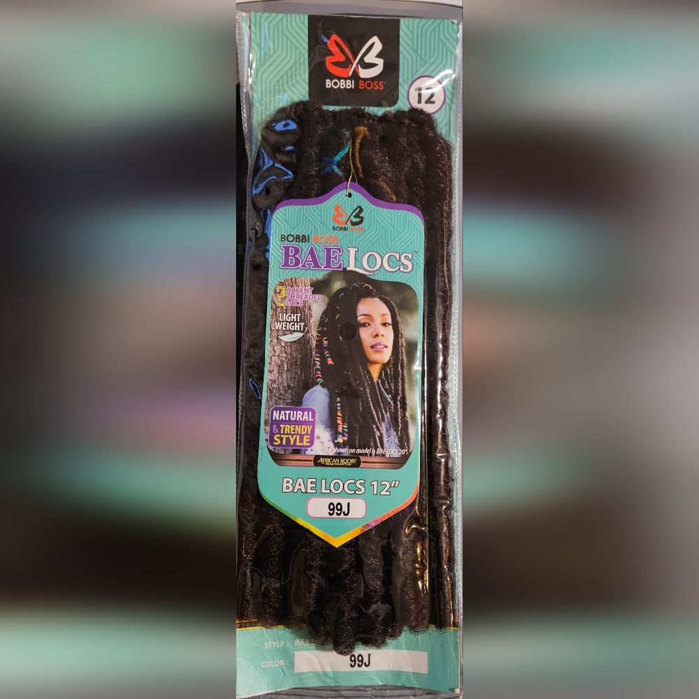 Bobbi Boss 12" BAELOCS COLOR 99J. Brownish Burgundy 5 packs.